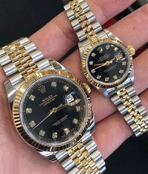 rolex his and hers watch set|his and hers rolex datejust.